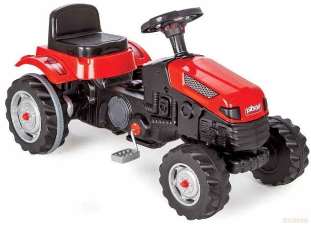 Traktor Na Pedały z Przyczepą Czerwony