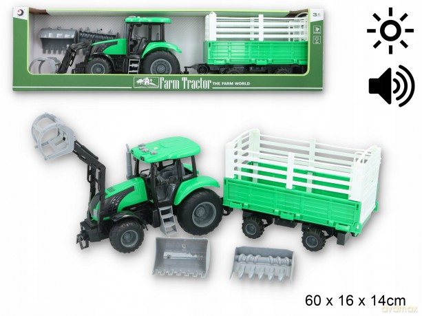 Traktor z Przyczepą (Światło, Dźwięk) G147378