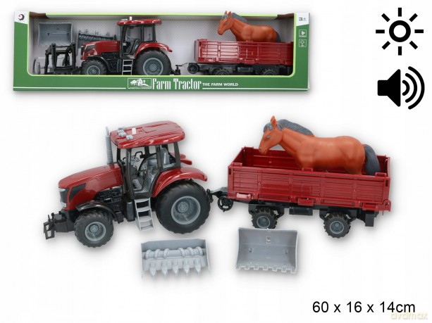Traktor z Przyczepą (Światło, Dźwięk) G147381