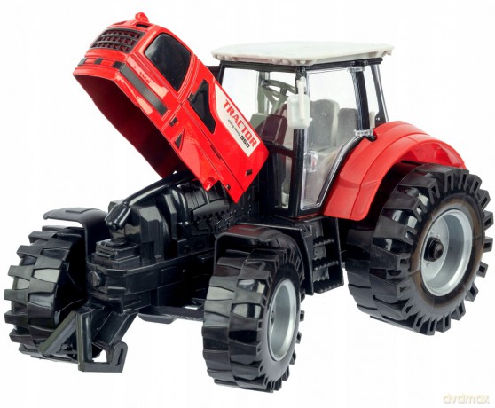 Traktor z przyczepą friction 51x16x15 cm 005030 MAD