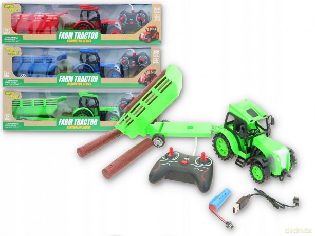 Traktor z Przyczepą Na Radio (Ładowarka) G178615