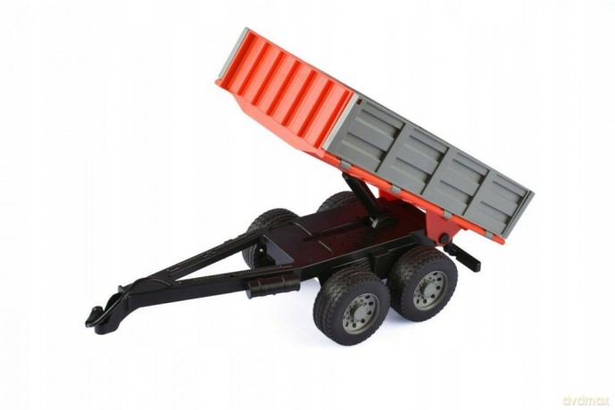 Traktor z przyczepą na radio, rozmiar: 65 cm, ładowanie usb, 2, 4GHz, ak
