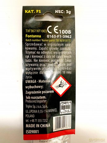 Świeczka fontanna TXF355