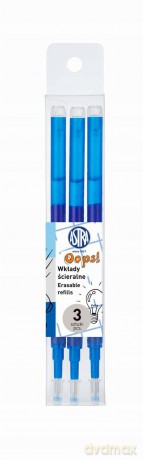 Wklady scieralne OOPS - niebieski 3 szt