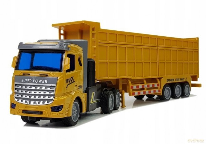 Wywrotka R/C światło ładowanie USB 51x15x9 cm 005194 MAD