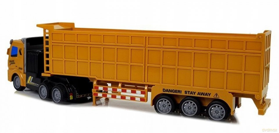Wywrotka R/C światło ładowanie USB 51x15x9 cm 005194 MAD