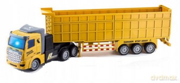 Wywrotka R/C światło ładowanie USB 51x15x9 cm 005194 MAD
