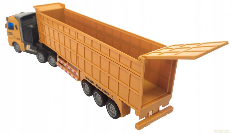 Wywrotka R/C światło ładowanie USB 51x15x9 cm 005194 MAD