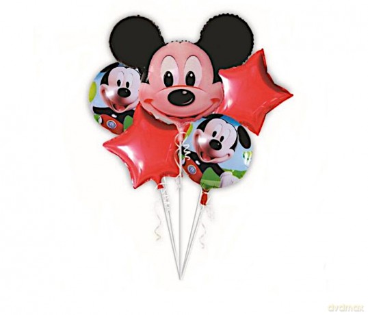 Zestaw balonów foliowych myszka mickey 5 szt