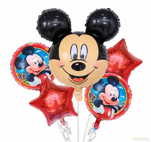 Zestaw balonów foliowych myszka mickey 5 szt