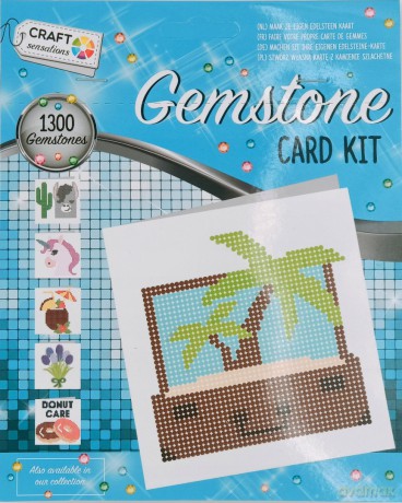 Zestaw kreatywny dżety gemstone card kidH.R.