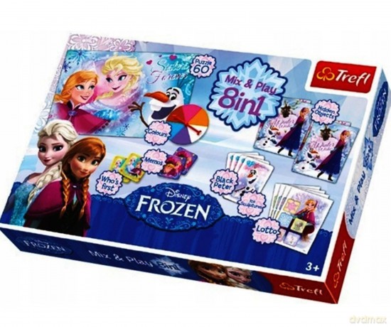 Zestaw Zabaw I Gier Frozen 8W1
