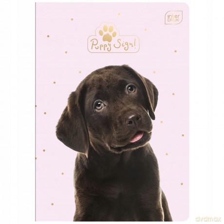 Zeszyt A5 32 M 70G UV PUPPY SIGN10x200