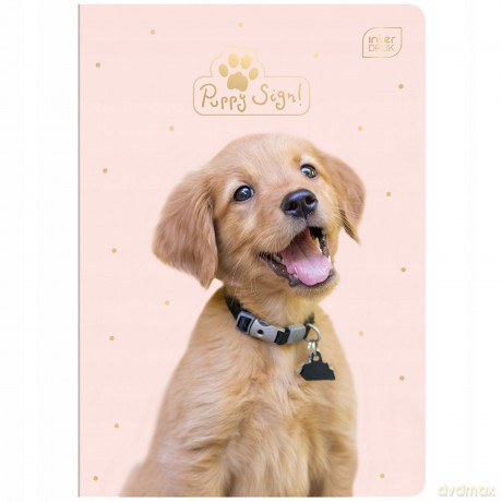 Zeszyt A5 32 M 70G UV PUPPY SIGN10x200