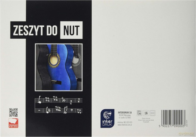 Zeszyt Do Nut A5 Inter Ber