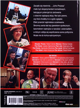 Ucho prezesa Sezon 1 (booklet) [DVD]