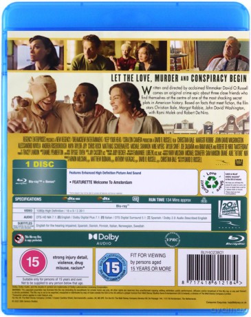 Amsterdam [Blu-Ray] film