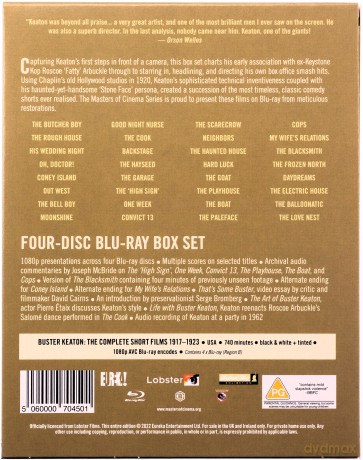 Buster Keaton: The Complete Short Films 1917-1923 [Blu-Ray]