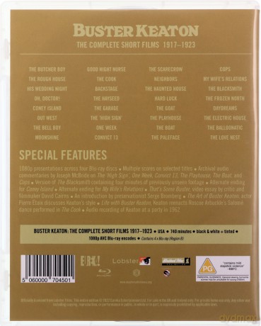 Buster Keaton: The Complete Short Films 1917-1923 [Blu-Ray]
