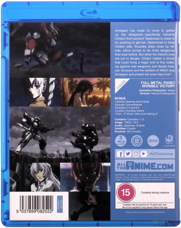 Full Metal Panic Invisible Victory Season 4 [3xBlu-Ray]