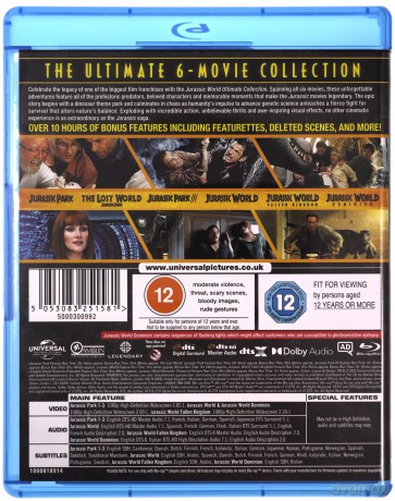 Jurassic World Ultimate Collection [6xBlu-Ray 4K]+[6xBlu-Ray]
