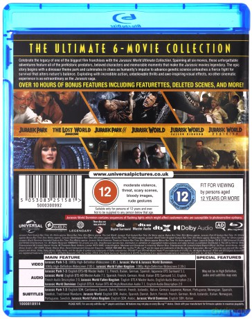 Jurassic World Ultimate Collection [Blu-Ray]