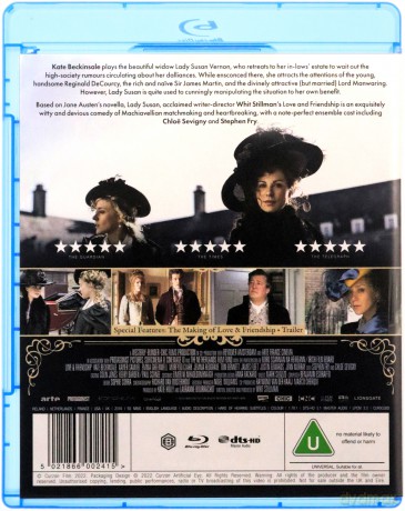 Love & Friendship (Przyjaźń czy kochanie?) [Blu-Ray]