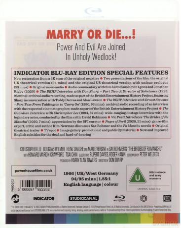 The Brides of Fu Manchu (Narzeczone Fu Manchu) [Blu-Ray]