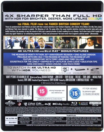 The Meaning of Life (Sens życia według Monty Pythona) [Blu-Ray 4K]