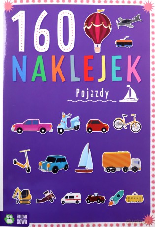 160 naklejek. Pojazdy - Zuzanna Pacholska-Rączka [KSIĄŻKA]