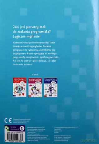 Kodowanie krok po kroku. Dla maluchów. Z pieskiem [KSIĄŻKA]