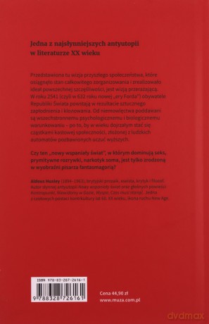 Nowy wspaniały świat - Aldous Huxley [KSIĄŻKA]
