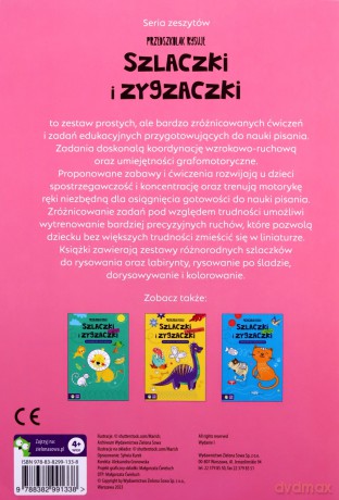Przedszkolak rysuje. Szlaczki i zygzaczki z pingwinem [KSIĄŻKA]