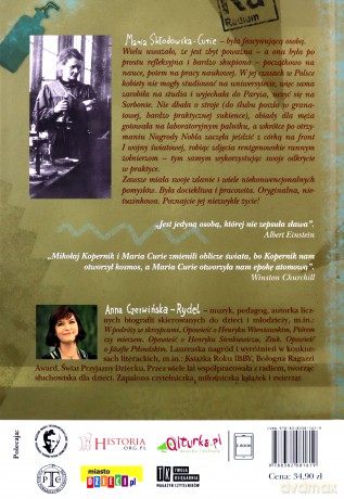 W poszukiwaniu światła. Opowieść o Marii Skłodowskiej-Curie - Anna Czerwińska-Rydel [KSIĄŻKA]