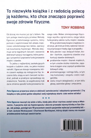 Wolny od bólu - Pete Egoscue [KSIĄŻKA]