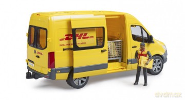 Bus MB Sprinter DHL z figurką i akcesoriami
