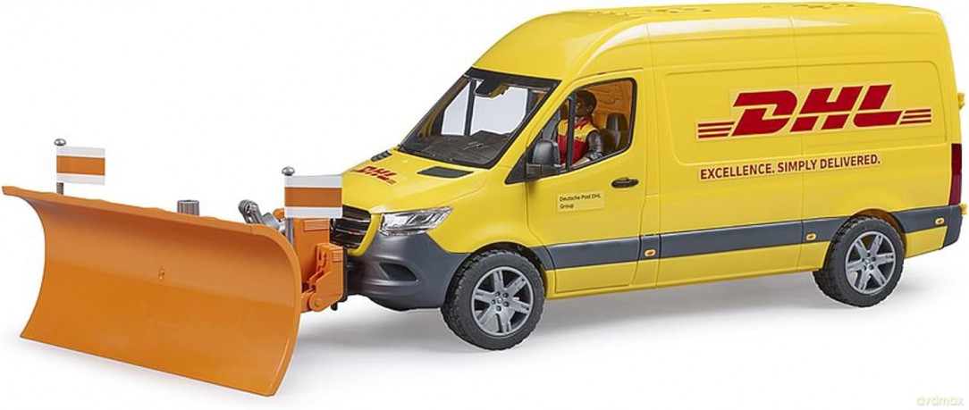 Bus MB Sprinter DHL z figurką i akcesoriami