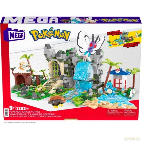 Mega Pokemon Wielka przygoda w dżungli 1362 el. [KLOCKI]