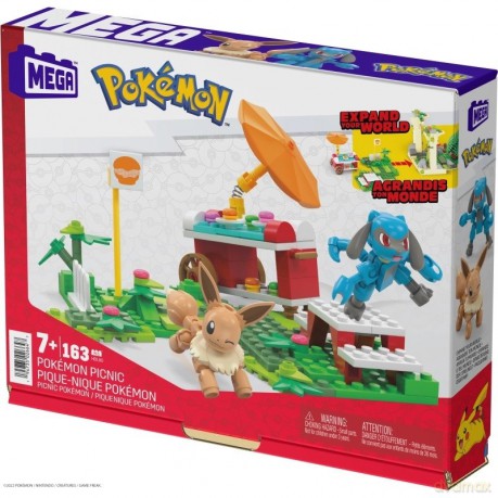 Mega Pokemonowy piknik 163 el. [KLOCKI]