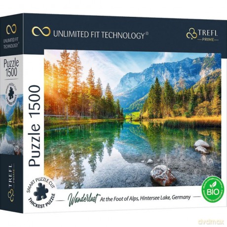 TREFL 1500 el. UFT U podnóża Alp, Jezioro Hintersee, Niemcy [PUZZLE]