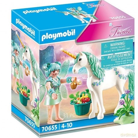 Zestaw Fairies 70655 Wróżka karmiąca jednorożca