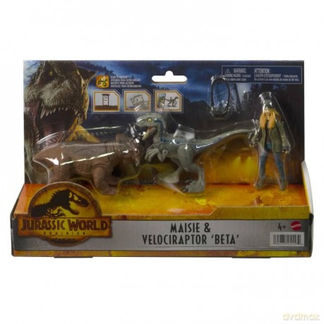 Zestaw figurek Jurassic World Człowiek + dinozaur, Velociraptor [FIGURKA]