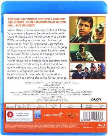 Rolling Thunder (Kulisty piorun) [Blu-Ray]