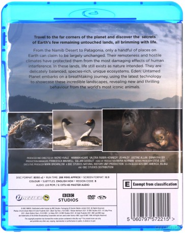 Eden: Untamed Planet [2x Blu-Ray]