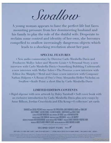 Swallow (Niedosyt) [Blu-Ray]