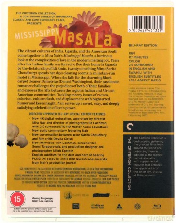 Mississippi Masala [Blu-Ray]