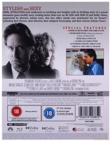Fatal Attraction (Fatalne zauroczenie) [Blu-Ray 4K]