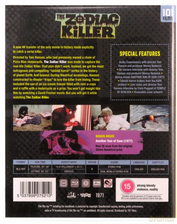 The Zodiac Killer [Blu-Ray]