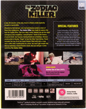 The Zodiac Killer [Blu-Ray]