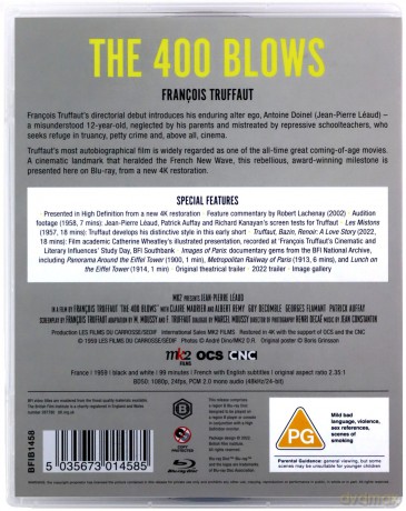 The 400 Blows (Czterysta batów) [Blu-Ray]
